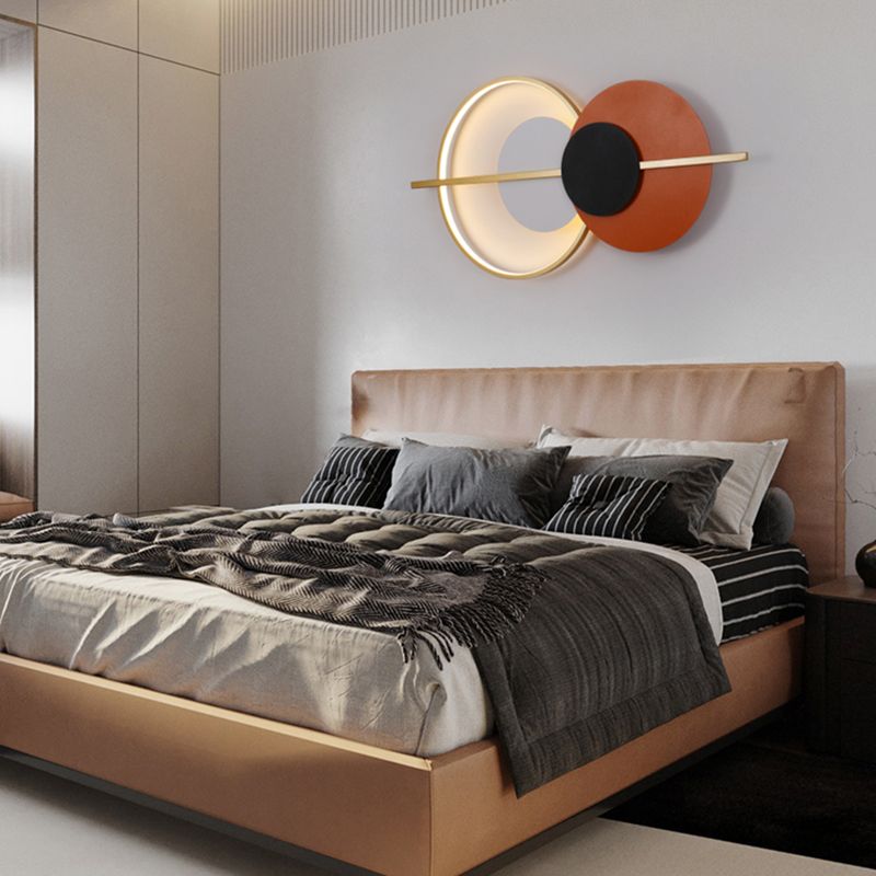 Geometry Shape Metal Wall Lights Modern Style Wall Mounted Lamps