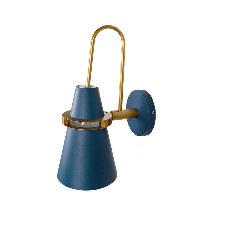 Cone Shape Metal Vanity Lamp Industrial Style 1 Light Vanity Light Fixture