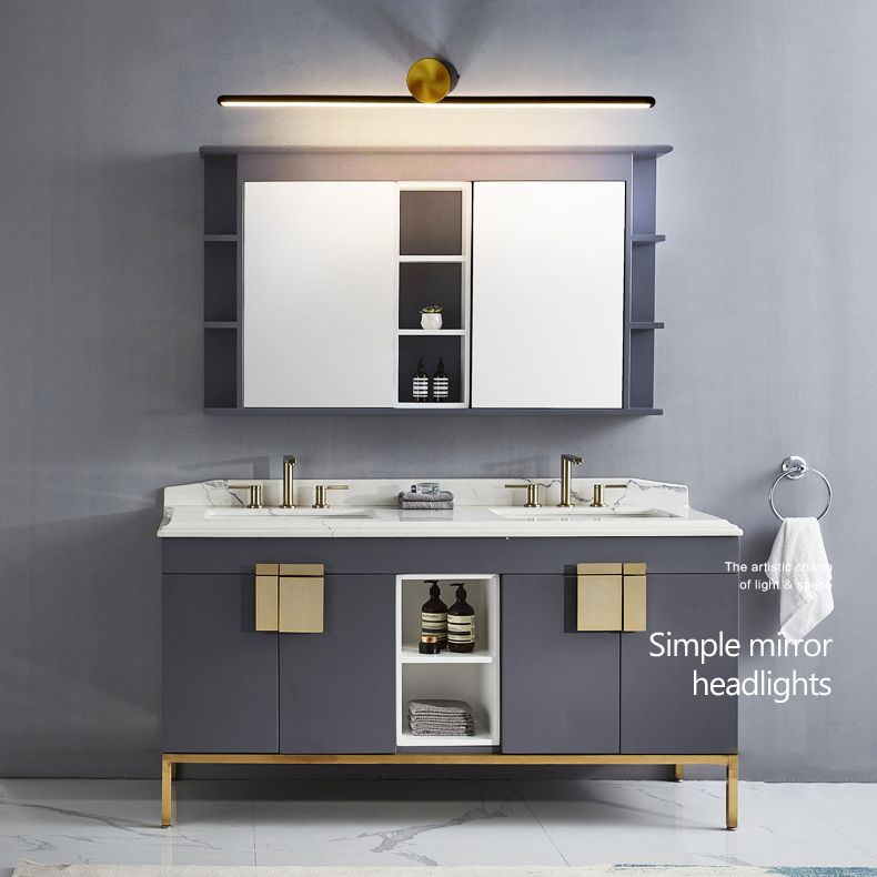 LED LINEAR LED lampe à style minimaliste moderne Aluminium unique Vanité unique