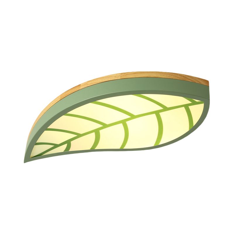 Métal acrylique lame LED encastré plafonnier pour enfants chambre Cartoon macaron plafonnier