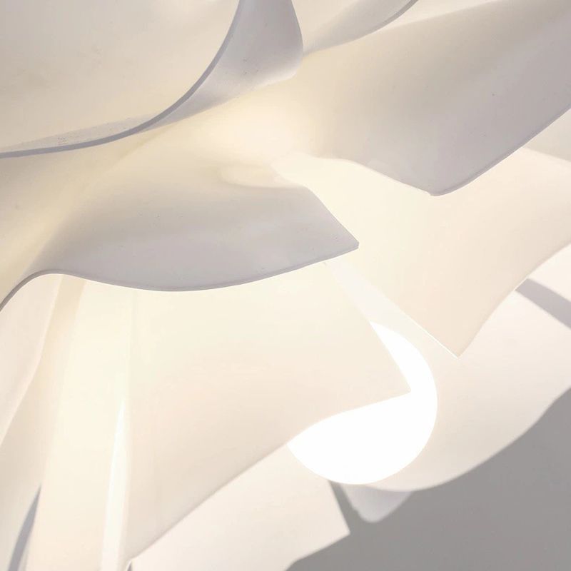 Modern Minimalist Style Blossoming Flower Hanging Pendant Lights Metal 2 Lights Pendant Light for Living Room