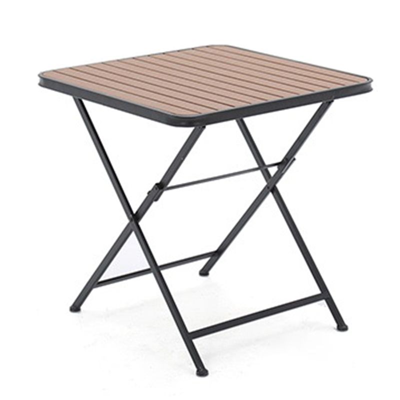 Modern 1/3 Pieces Metal Picnic Table Reclaimed Wood Picnic Table Set