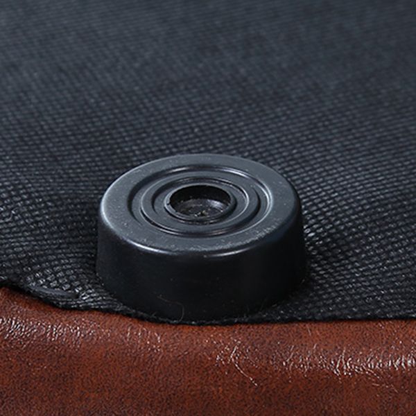 Water Resistant Round Standard Modern Color Lump Leather Ottoman