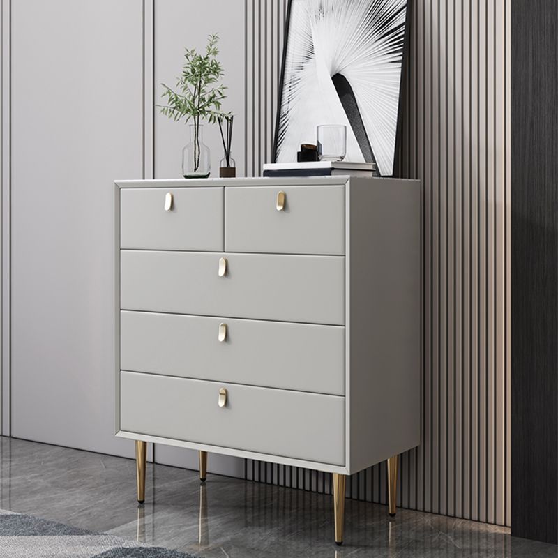 Glam Solid Wood Storage Chest Bedroom 16" Wide Chest with Drawers