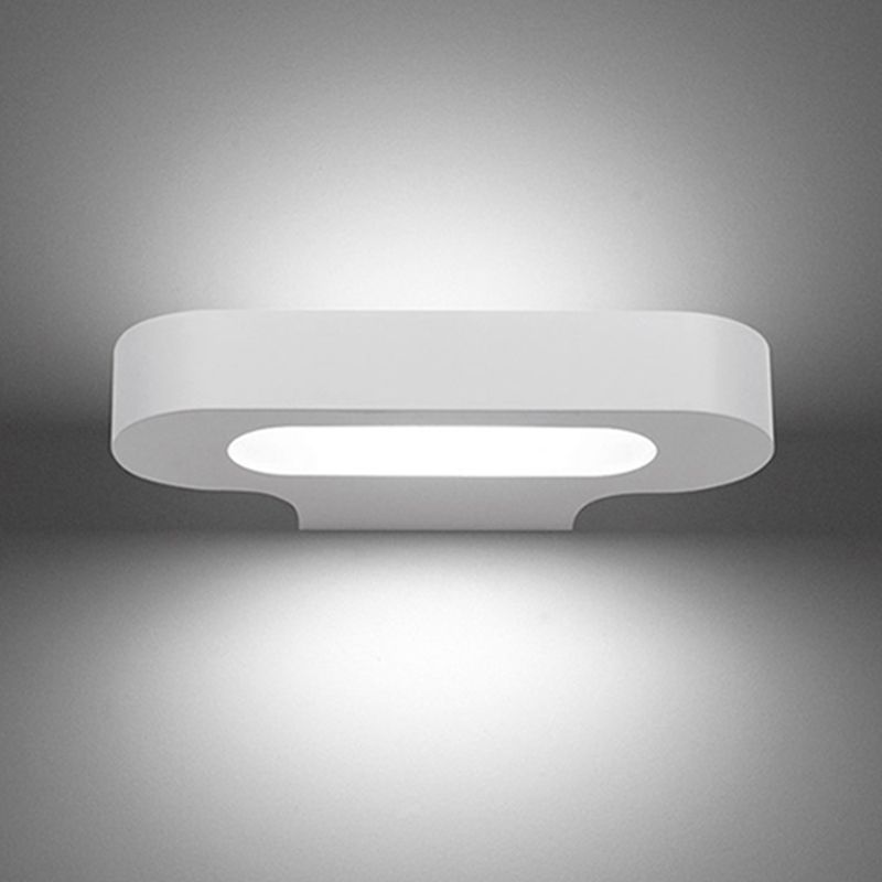 Modern Simple Aluminum Vanity Light Ellipse Shape Vanity Lamp for Shower Room