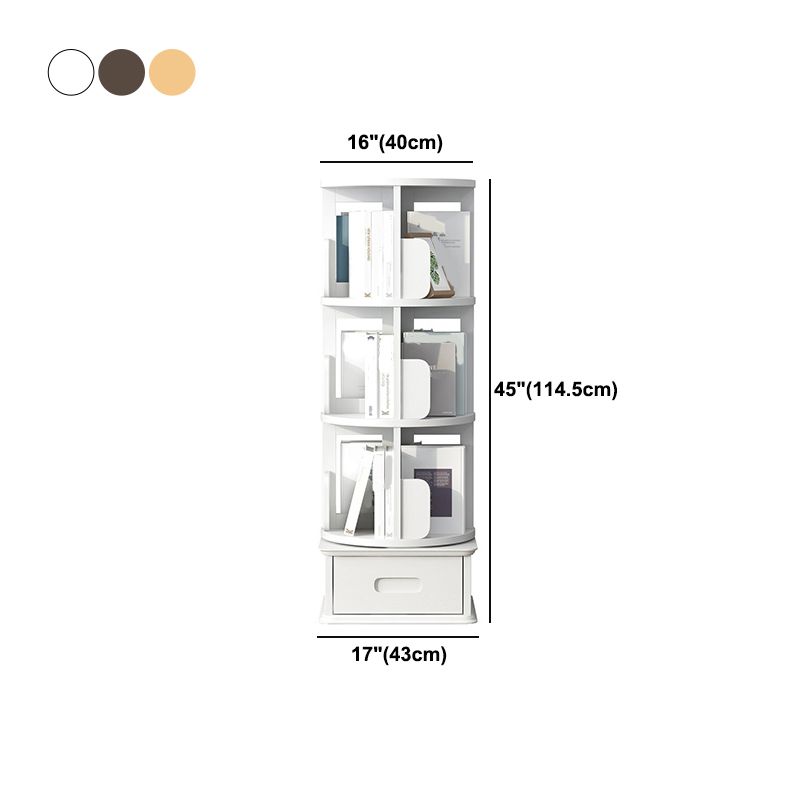 Scandinavian Style Bookshelf Open Back Bookcase for Home and Office Study Room