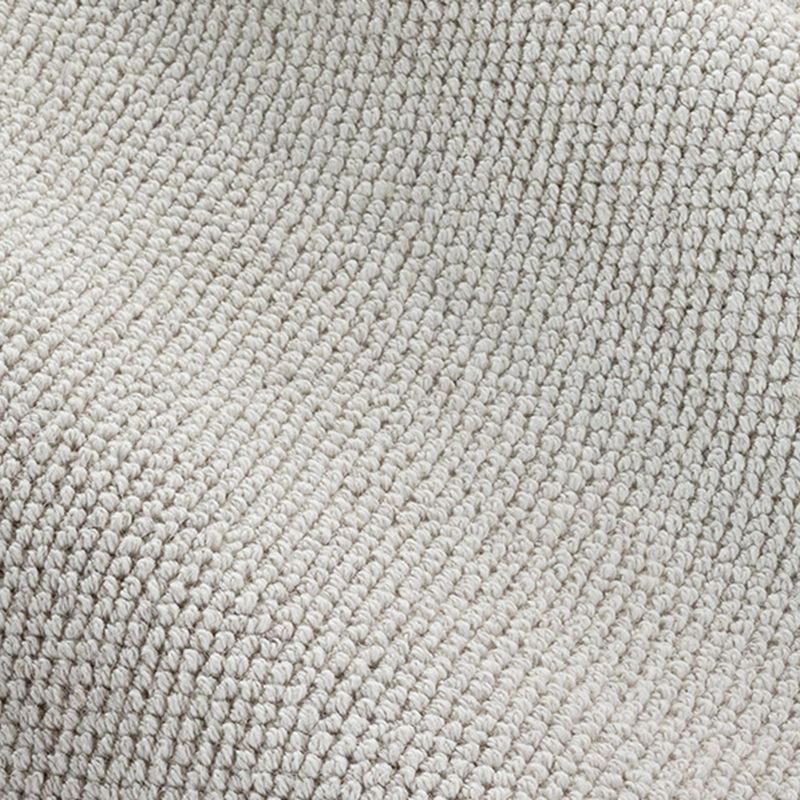 Grauer moderner Teppich aus einfarbigem Polyester, rutschfester Teppich für die Inneneinrichtung