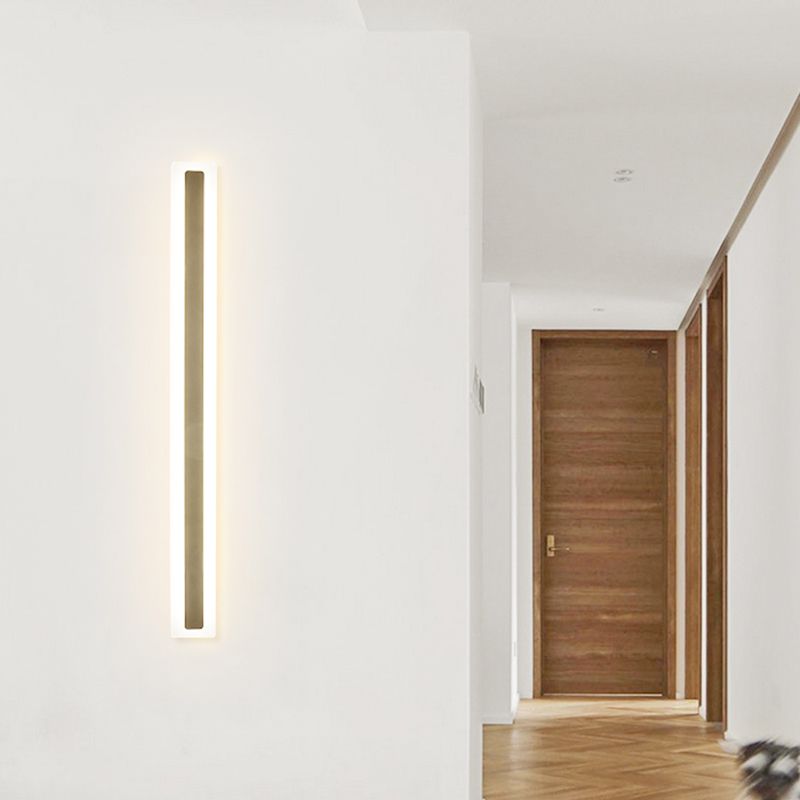 Linearer Schatten Metall Wandleuchter moderner Stil 1- Lichtwandhalterung Beleuchtung