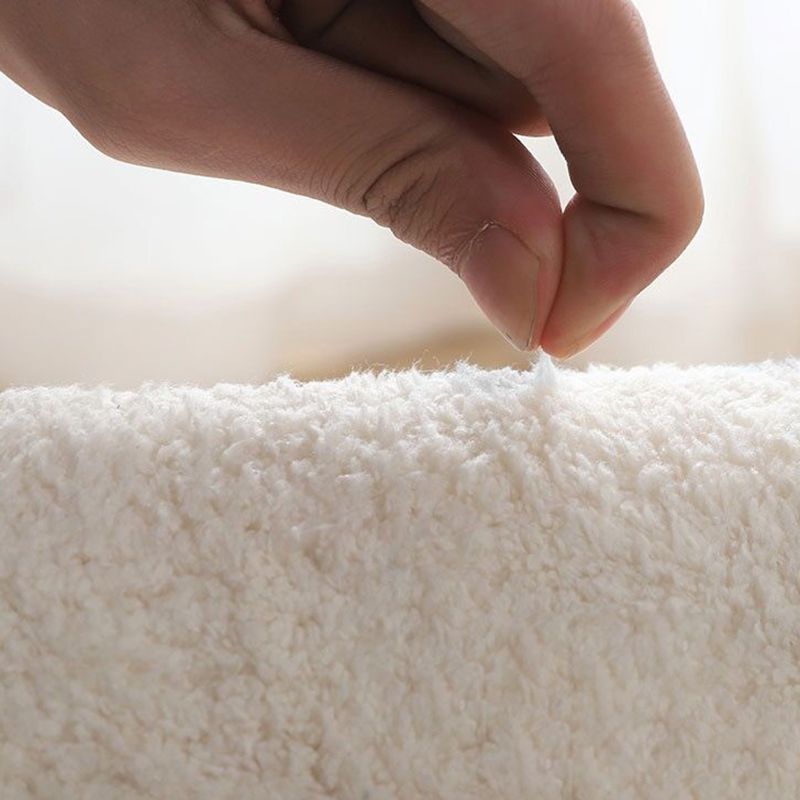 Flower Pattern Soft Rug Rectangle Polyester Loom Rug for Bedroom