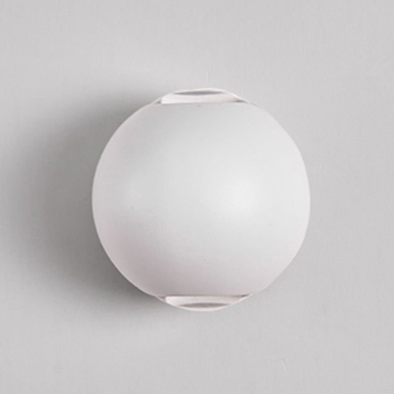 Ball Shade Metal Wall Sconce Modern Style Multi Lights Wall Mount Lighting