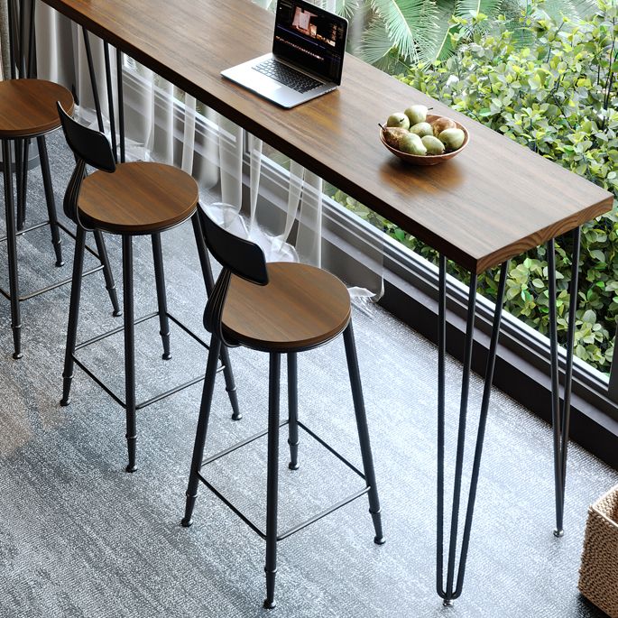 1/4/5 Pieces Pub Table Set Modern Solid Wood Counter Height Set