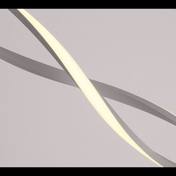 Moderne lineaire kroonluchter verlichtingsarmaturen Metallic Hanging Light Kit voor restaurant