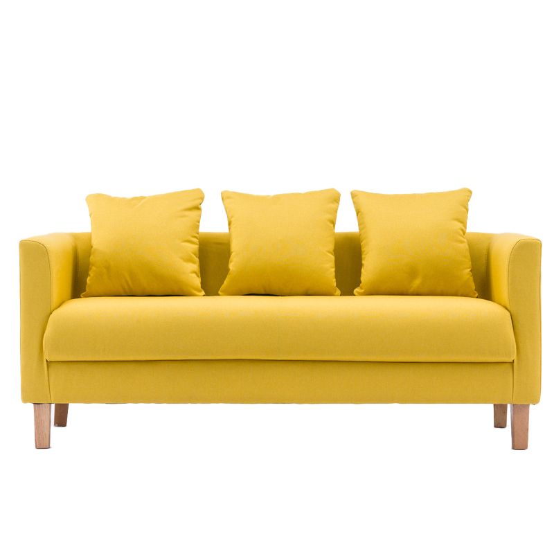 Chesterfield Moderne Kissen Sofa Smoking Arm 4 Holzbeine Sofa