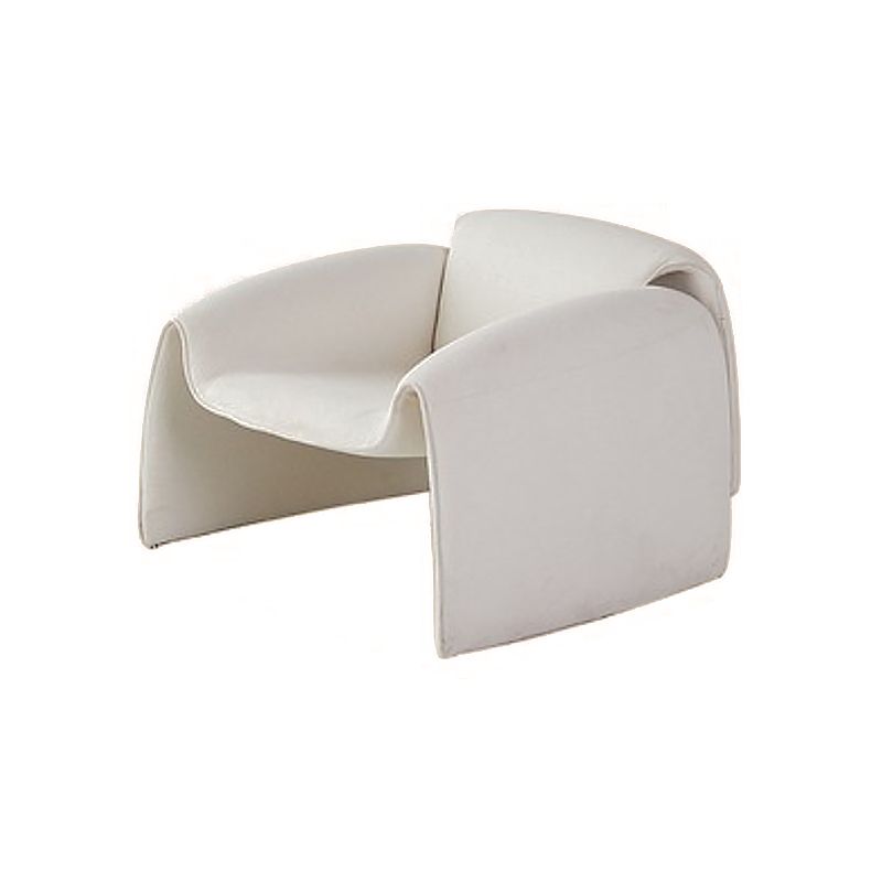 28.35" Wide Scandinavian Style Single Sofa Chair Polyester Arm Chair for Bedroom