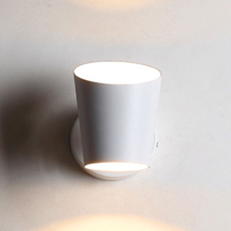 Modern Style Geometric Wall Sconce Metal 1 Light Sconces for Bedroom