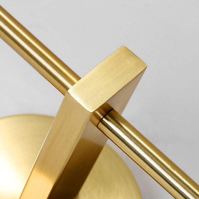 Mid-Century Armed Wall Lighting Ideas 1 Light Wall Sconces with Crystal Shade