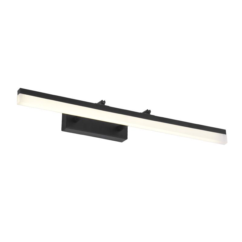 Acrylic Linear Wall Sconce Lighting Minimalist LED Black Wall Mount Lamp for Bathroom