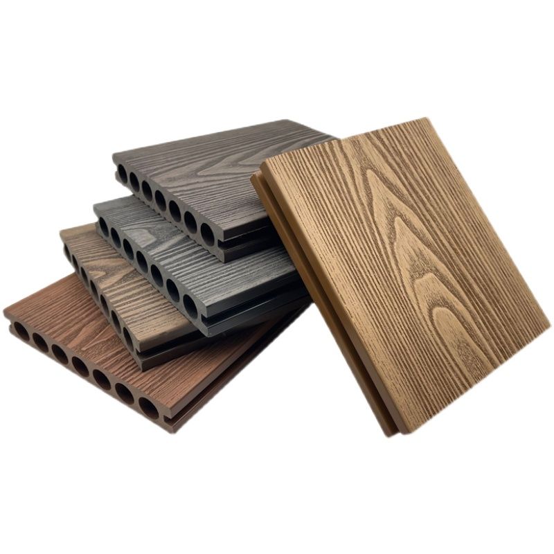 Embossed Square Patio Flooring Tiles Composite Nailed Flooring Tiles Garden