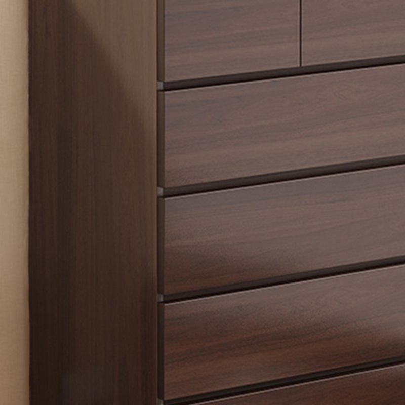 Ultra-Modern Lingerie Chest Wood Vertical Storage Chest with Drawers for Bedroom