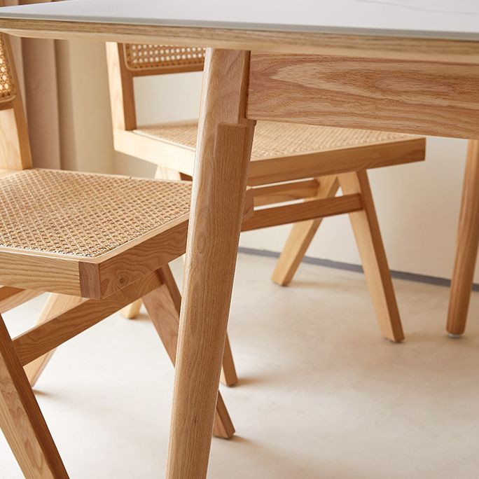 1/2/3/5 Pieces Designer Style Dining Table Set Sintered Stone Top Dinette Table Set