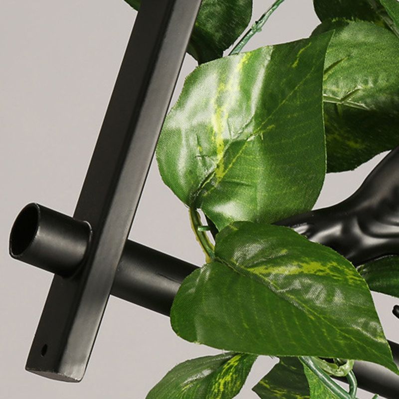 Island Pendant Light Industrial Metal Hanging Lamp in Black