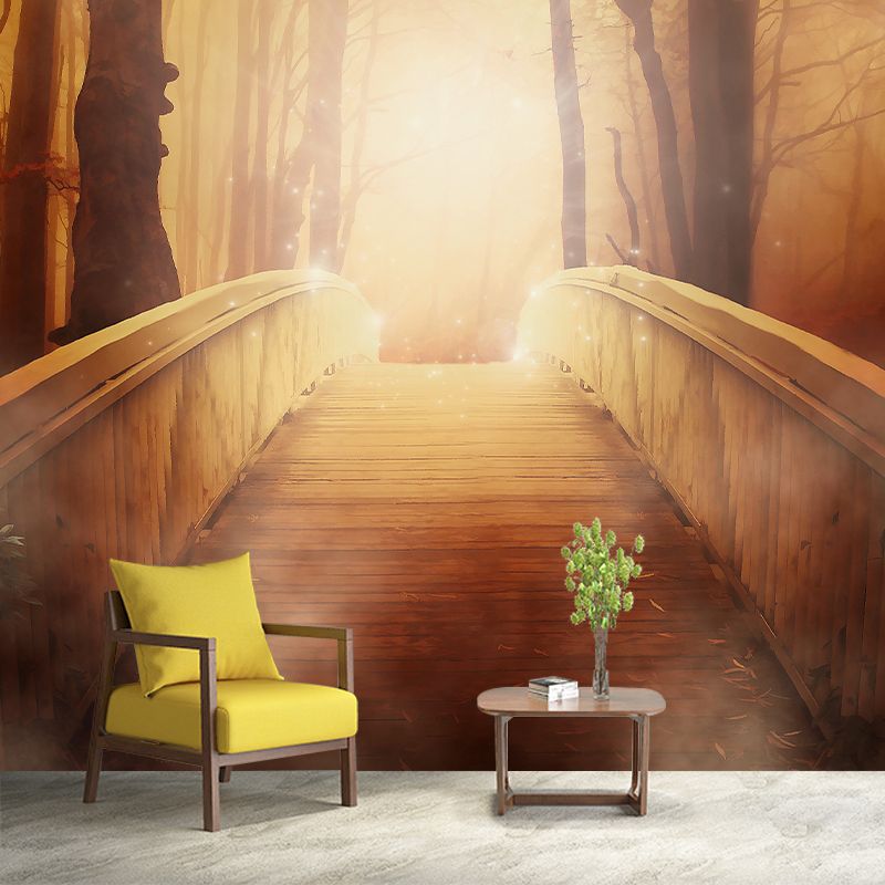 Eco-friendly Wall Mural Wallpaper Dreamland Illustration Sitting Room Wall Mural