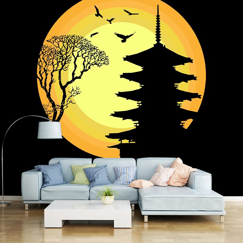 Environmental Landscape Illustration Wall Mural Wallpaper Bedroom Wall Mural