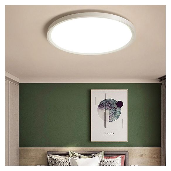 Nordic Style Ultra-fine Flush Mount Ceiling Lamp for Living Room Study Room