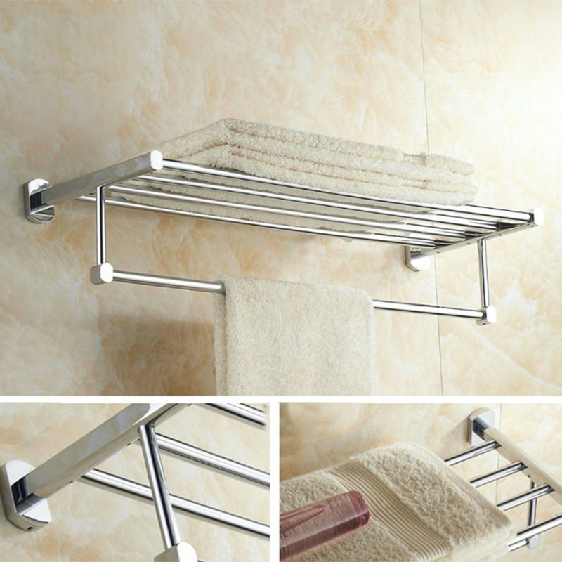 Modern Bathroom Accessory Kit Paper Holder Towel Bar Stainless Steel Bathroom Set