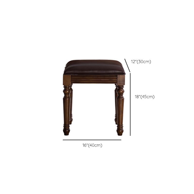 Traditions Vanity Dressing Table Solid Wood Make-up Vanity with Mirrors