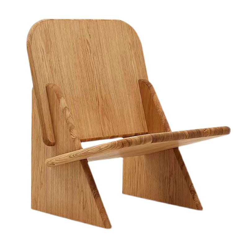Scandinavian Living Room Lounge Chair Wooden Accent Room Chair