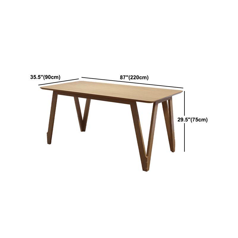 Modern 1/2/3/5/9 Pieces Dining Set Wood Dining Furniture Set in Natural
