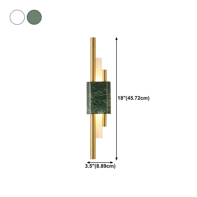 Creative Marble Wall Light Fixture Modern Style Wall Sconce Light