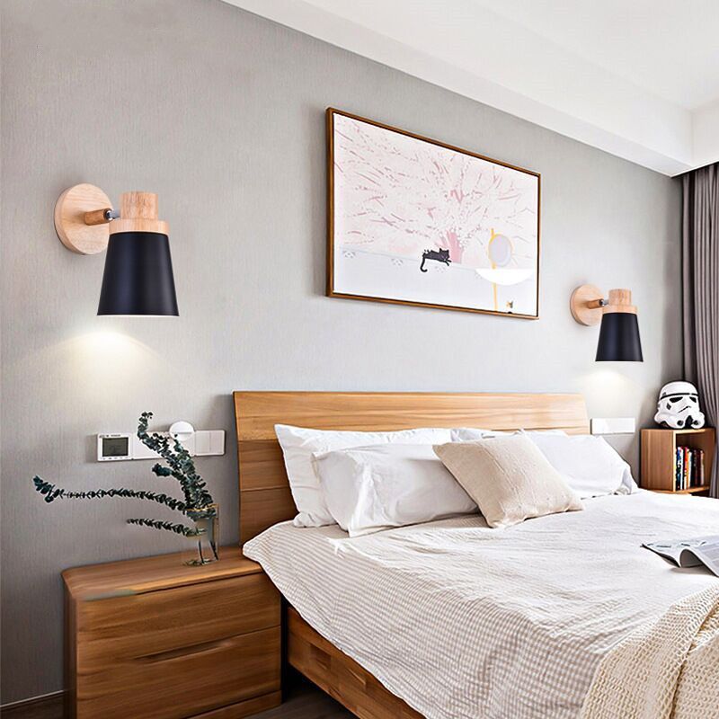 Modern Style Geometric Wall Light Sconces Metal 1 Light Wall Lighting Ideas