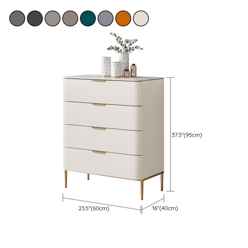 Glam Chest Engineered Wood Bedroom Storage Chest with Drawers