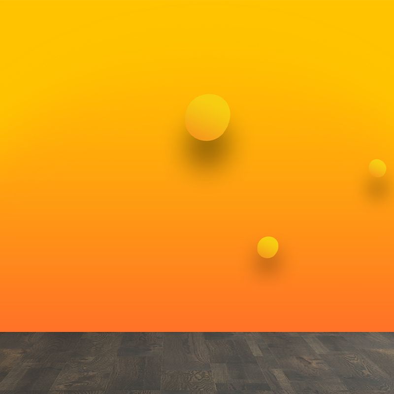 Modern Geometric Wall Mural Decal Bright Color Waterproofing Wall Art for Living Room