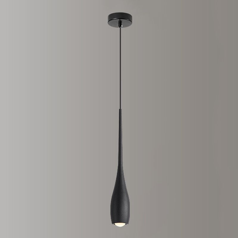 Aluminium nordique moderne suspendu plafonnier mini-pendentif éclairage pour chambre à coucher