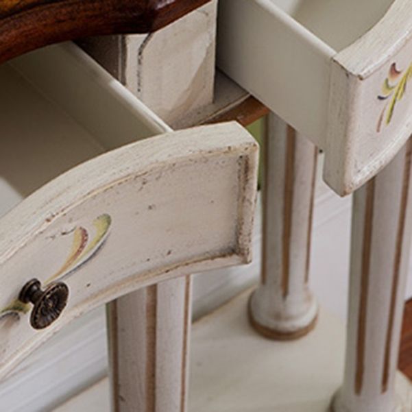 Victoria Wooden Console Table Free Form Console Sofa Table for Hall