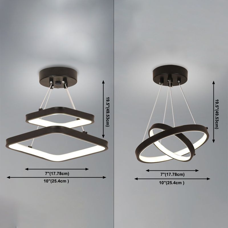 Luce Luce Lumo moderno a LED LED LEDELIE LEDALILE PER BALCONY CORRIDOR