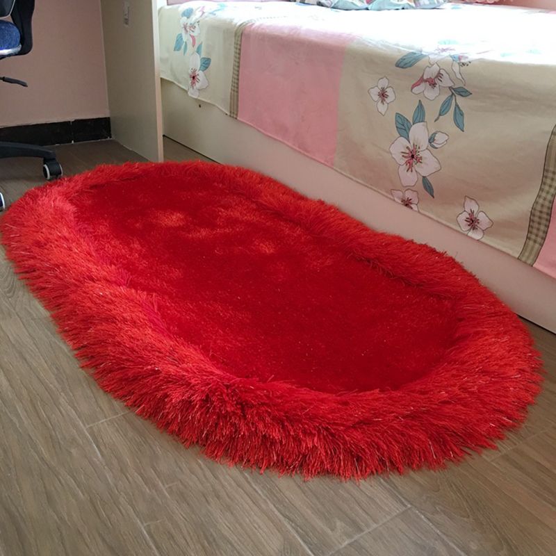 Chambre de chambre à coucher en peluche de couleur unie de couleur solide