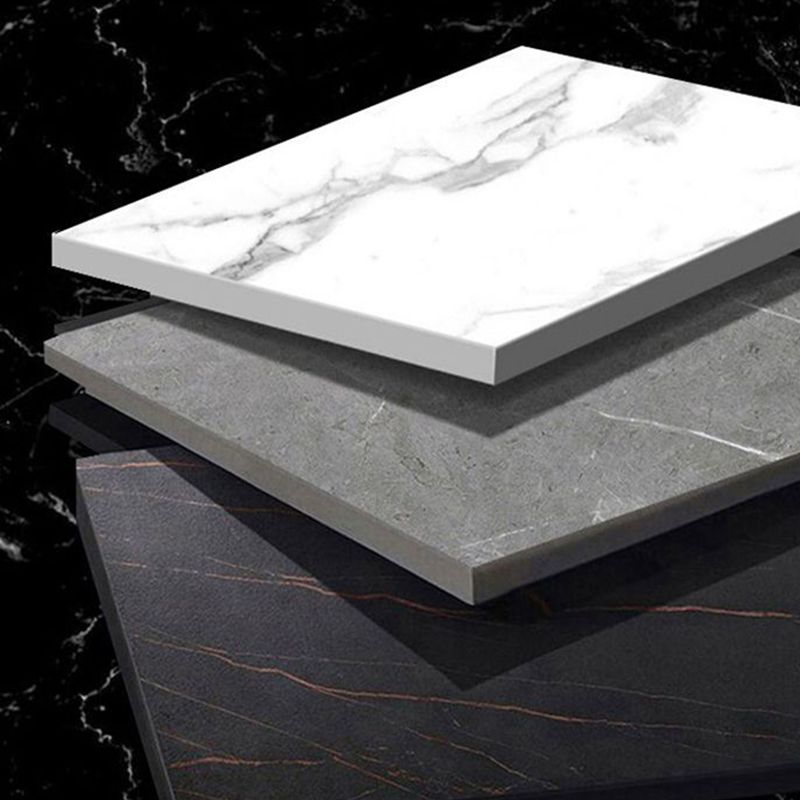 Contemporary Bathroom Sink Cabinet Wall-Mounted Mirror Cabinet Vanity Cabinet in Black