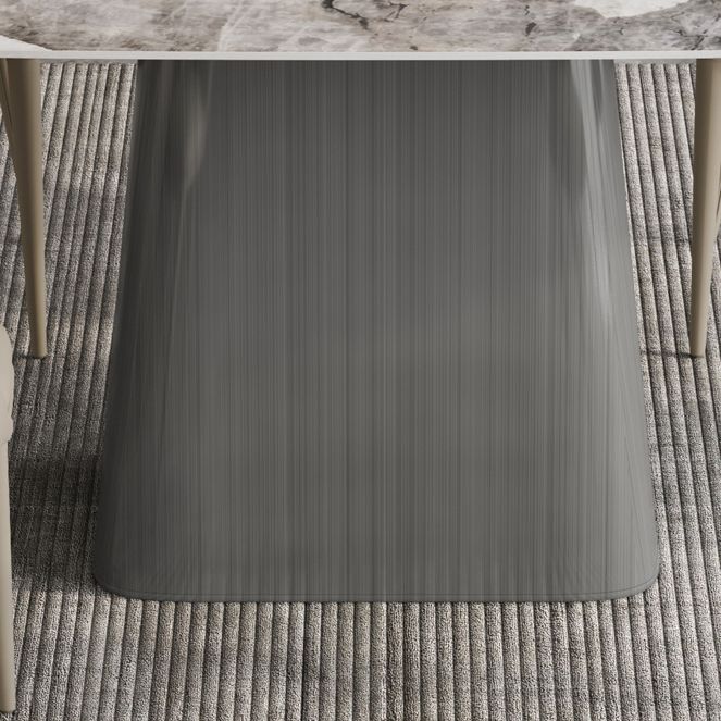 Designer Style 1/3/4/7 Pieces Dining Set Sintered Stone Dining Table with Leather Chairs