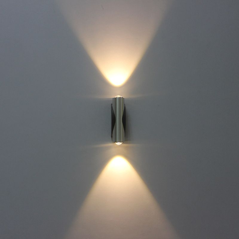 Modern Cylinder Up and Down LED Wall Sconce Metal Sconce Lights