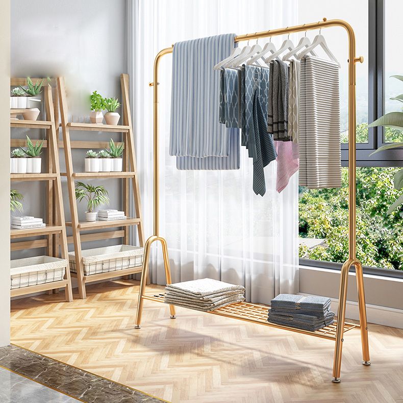 Contemporary Style Wardrobe Metal Bedroom Wardrobe Closet With Shelf