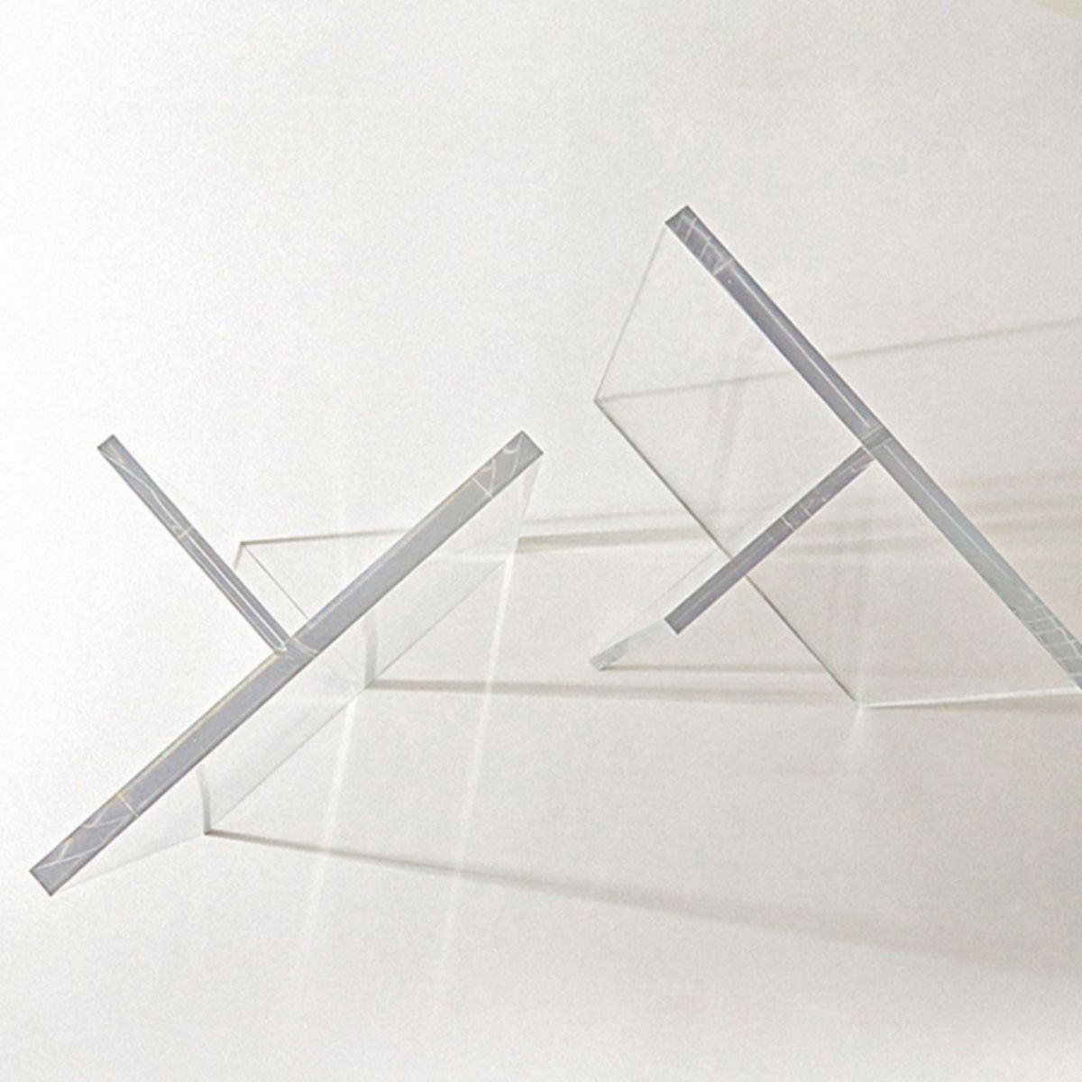 Modern Style Dining Table Rectangle Table with Acrylic Base for Home