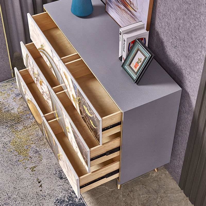 15.6-inch W Storage Chest Classic Glam Storage Chest Dresser