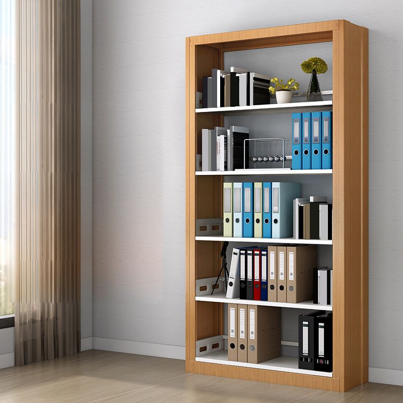 Standard Metal Bookshelf 5 Tiers Contemporary Bookcase for Home Office 78.7"H