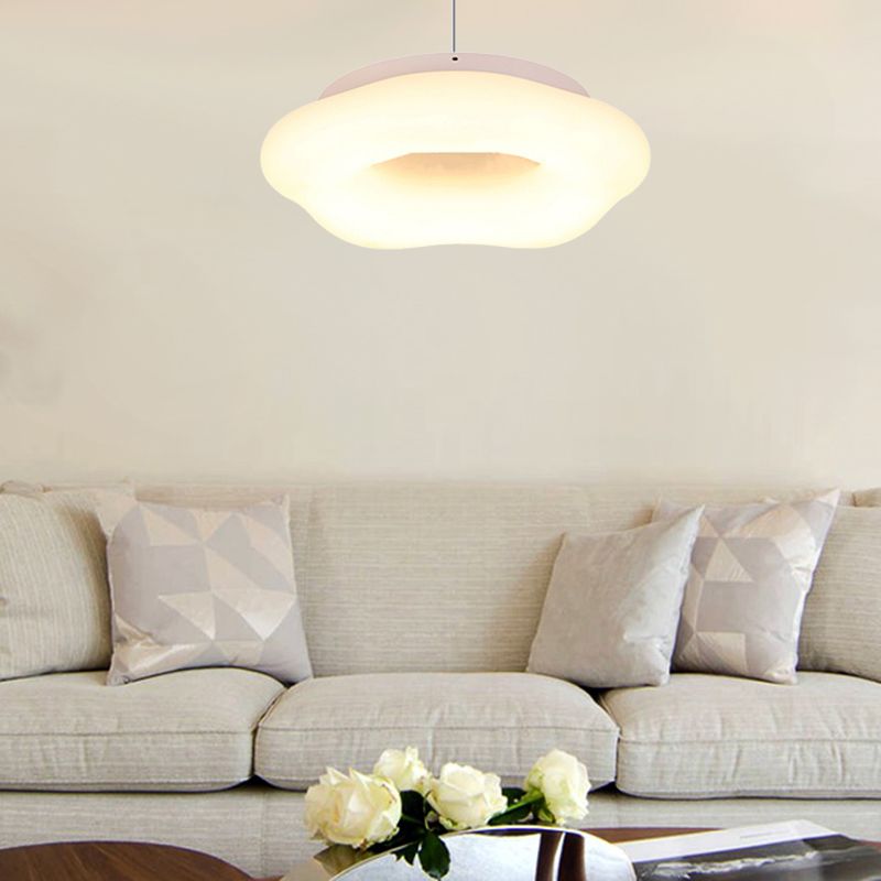 18 "/21.5" ancho de nube de nube acrílico LED Costilete blanco LED de techo para sala de estar