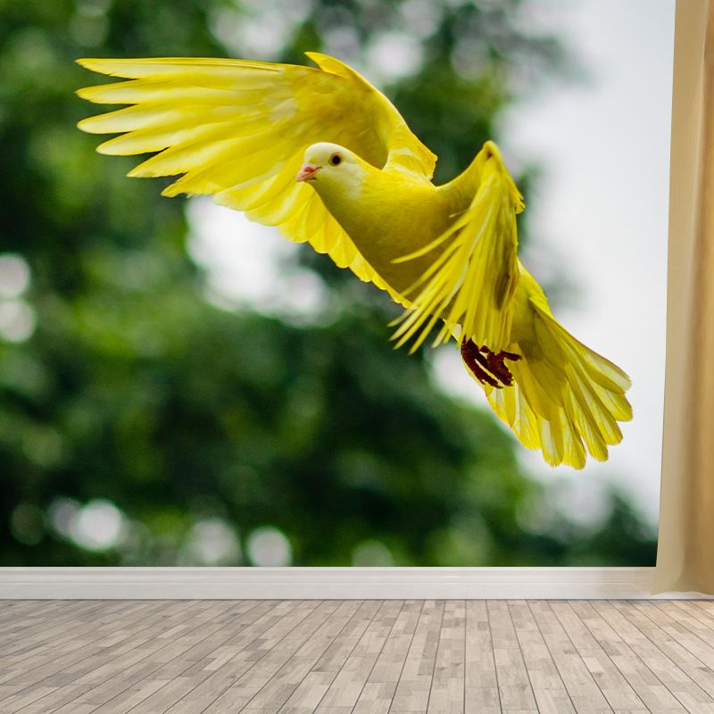 Bird Mildew Resistant Wall Mural Wild Animal Wallpaper Sitting Room Wall Mural