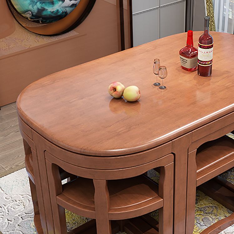 7 Piece Dining Room Chair and Table Set Contemporary Dining Table Sets